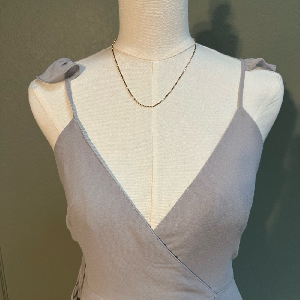 Lulus Here’s to Us Wrap Maxi Dress with Flutter Sleeve Detailing - Picture 2 of 7